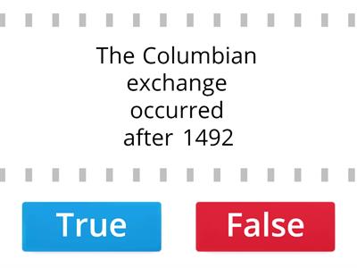 The Columbian Exchange