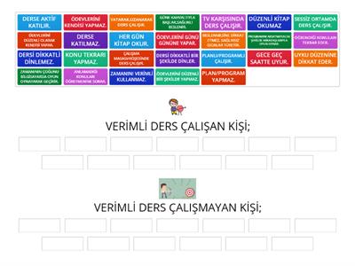 VERİMLİ DERS ÇALIŞMA  ETKİNLİĞİ.