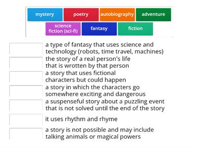 book genres