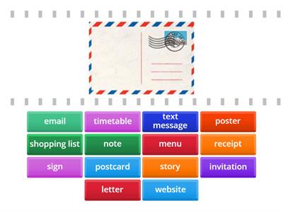 Text types -  E1 ESOL