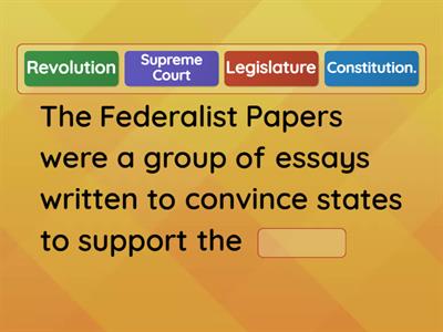 Federalist Papers