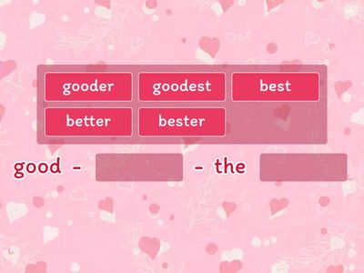 Steigerungsformen richtig bilden