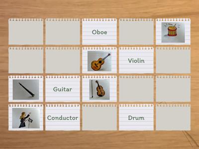 Memory musical instruments