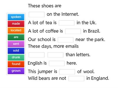 Present simple passive