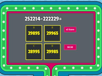 פעולות בתחום המיליון