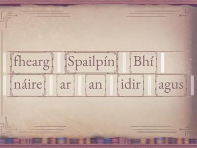 Spailpín (unjumble 4-5) 