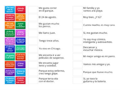 Las Preguntas en español