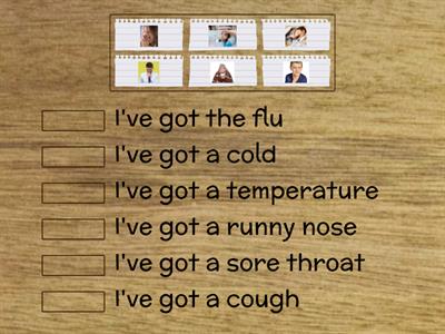 Bugs Team 2 Unit 4 Illnesses extra words