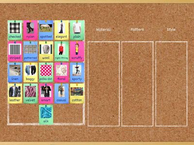 Materials, styles and patterns