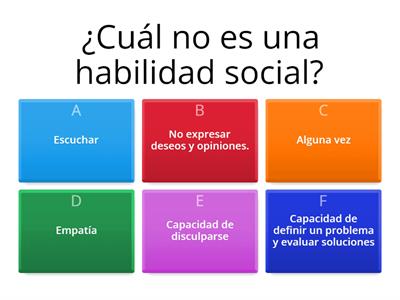 HABILIDADES SOCIALES