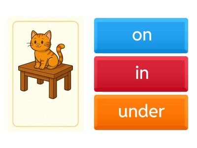 on,in,under