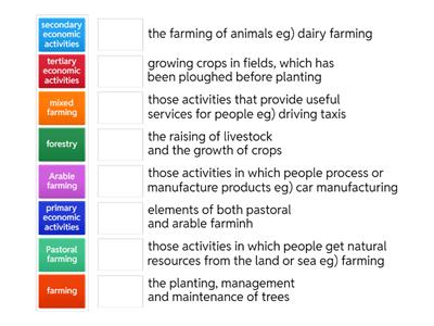 PRIMARY ECONOMIC ACTIVITIES