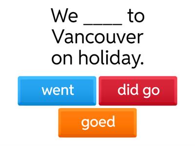 Simple Past (Regular-Irregular)