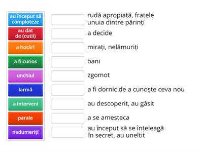 Cheile, după Tudor Arghezi (vocabular)