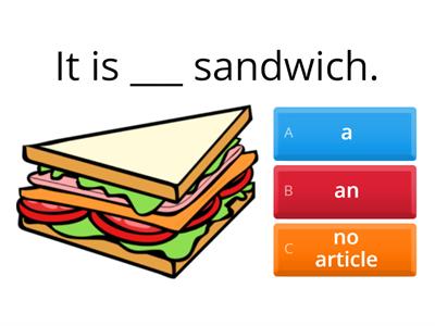 Article Practice: a/an/no article