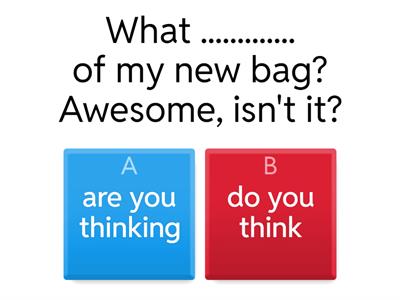 Action and Stative verbs