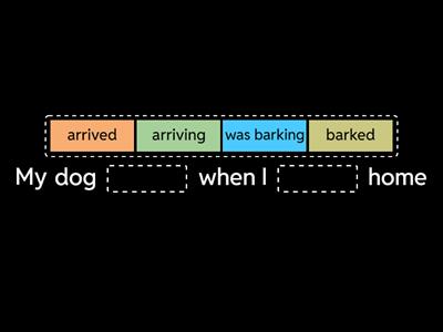  Past Simple and Past Continuous with While and When