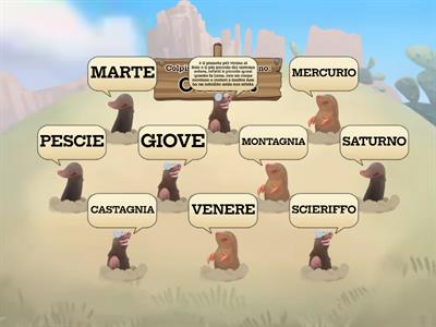 clicca sulle parole corrette