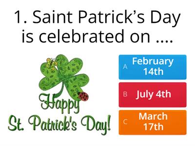 Saint Patrick`s Day