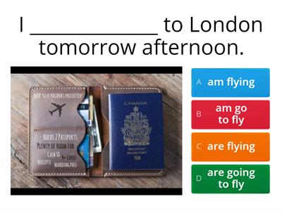 Present Continuous for FUTURE ARRANGEMENTS 