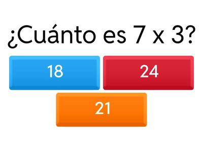 Quiz de la Tabla del 7