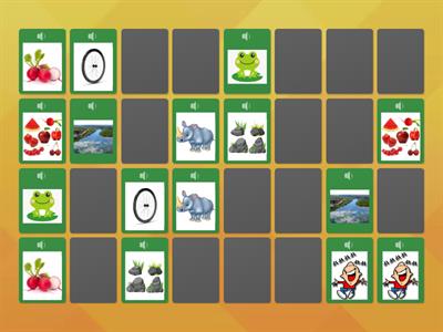 Juego de memoria fonema / r / inicial 