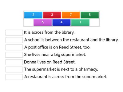 Ventures Basic U5 Lesson E: Put the reading in order