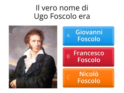 Ugo Foscolo!