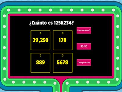 Juego matematico 