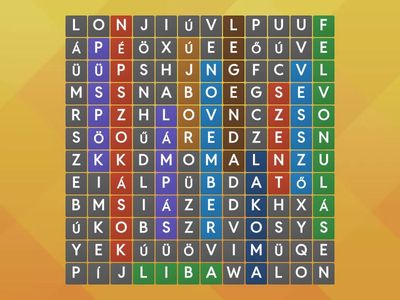 Márton napi szókereső