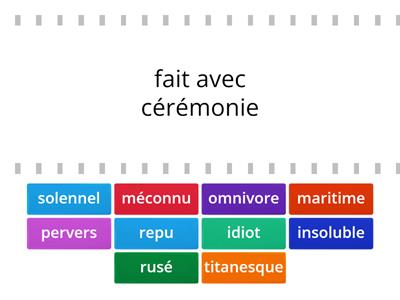 L'adjectif: révision module A