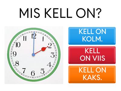 MIS KELL ON? TÄISTUND.