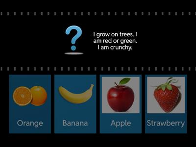 What am I- Food themed guessing game