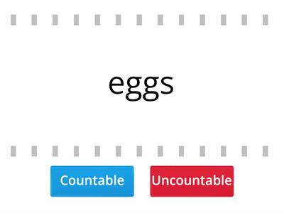 Food (countable/uncountable)