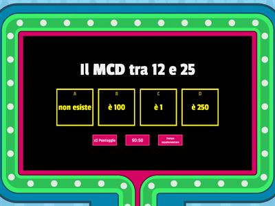 Scomposizione in fattori primi, mcm e MCD