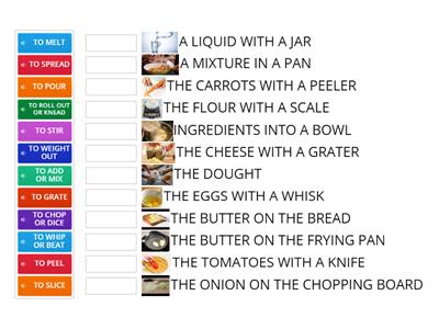 COOKING VERBS