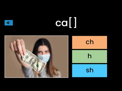 Missing letter, sound - sh, ch, qu, th, x  - Encoding - CCLC