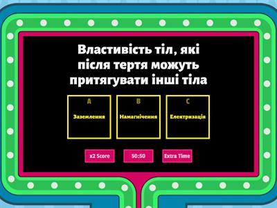 Електричні явища 6 клас НУШ