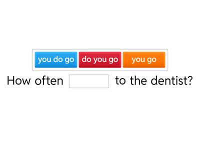 Question forms review (mixed tenses)