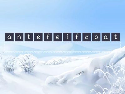 English File Advanced 1A Personality adjectives. Anagrams