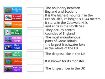 The landscape of the UK