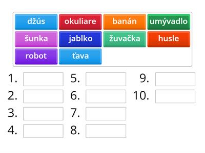 Usporiadanie podľa abecedy 1 