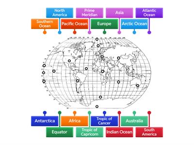Label the World Map!