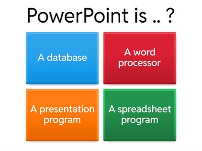  Basic PowerPoint Quiz