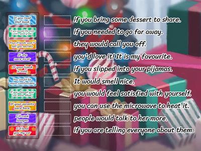 First and Second conditional match-up