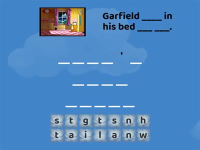 Past Simple "wasn't\weren't" - Garfield