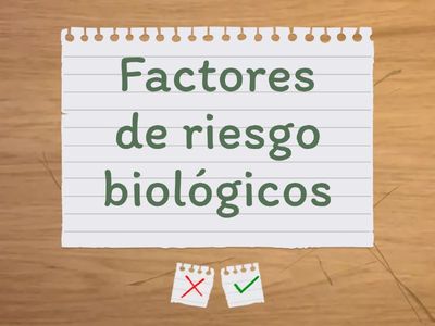 Factores de riesgo
