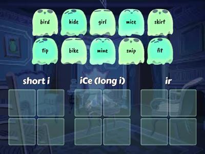 G Sort 2 - short i, long i, ir