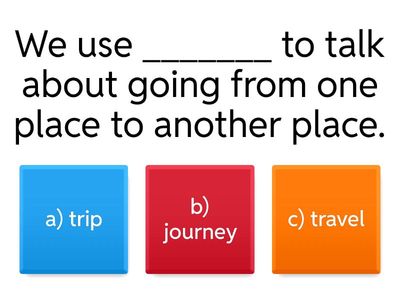 Voc.bank travel phrases Speakout A2+ 4B