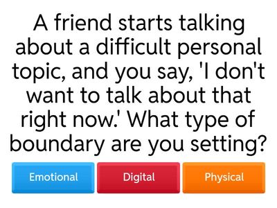 Types of Personal Boundaries 